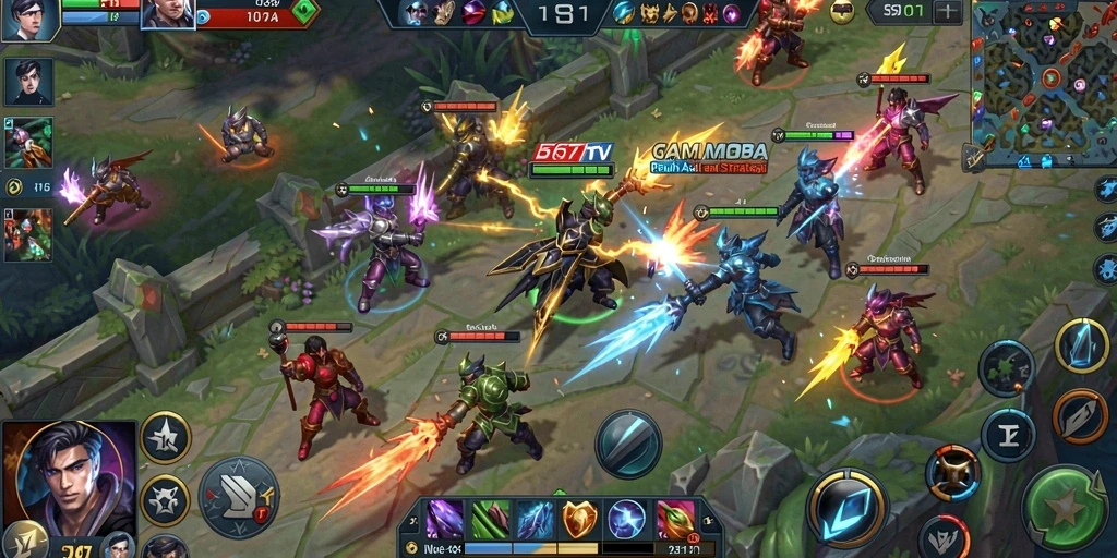 Gameplay seru dari 567TV dengan aksi tempur yang menegangkan.