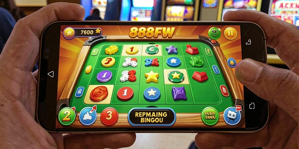 Tampilan gameplay Bingo yang seru dan interaktif.