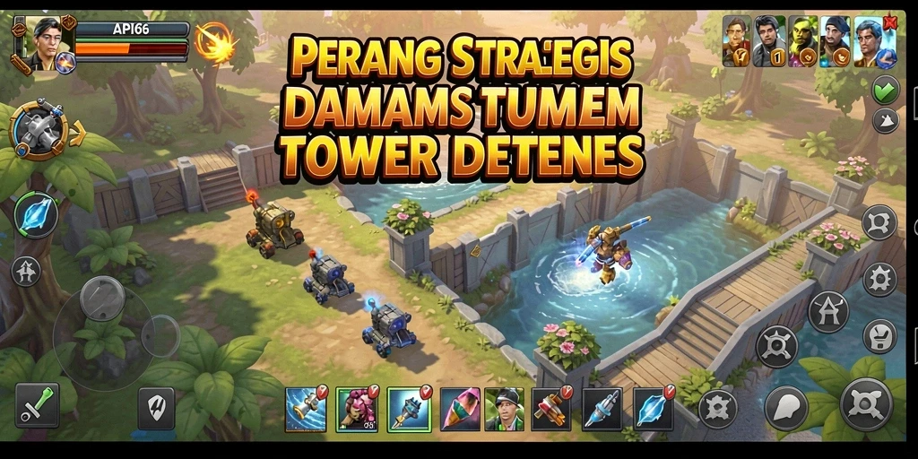 Gameplay seru API66 dalam mode Tower Defense yang menantang.