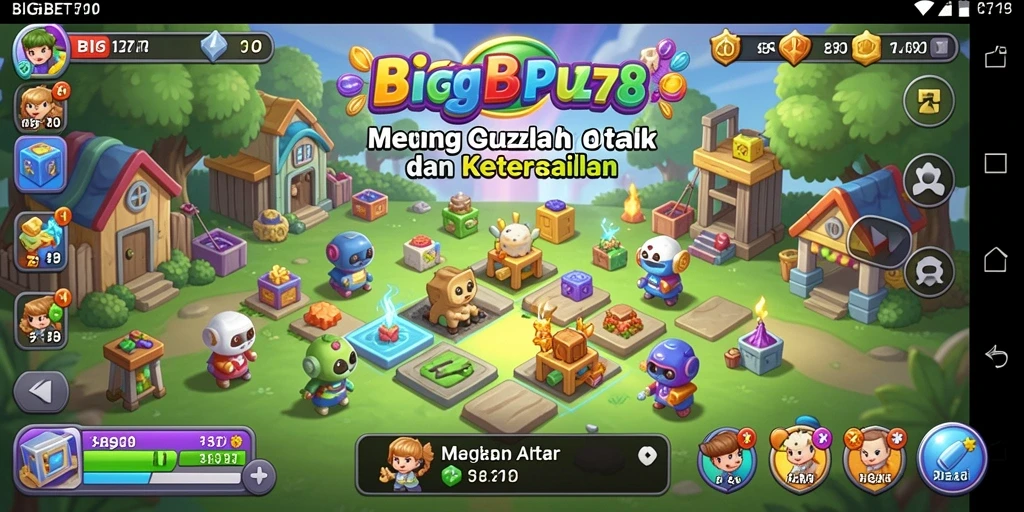 Gameplay seru dan menantang dari BIGBET78 dalam bentuk Puzzle.