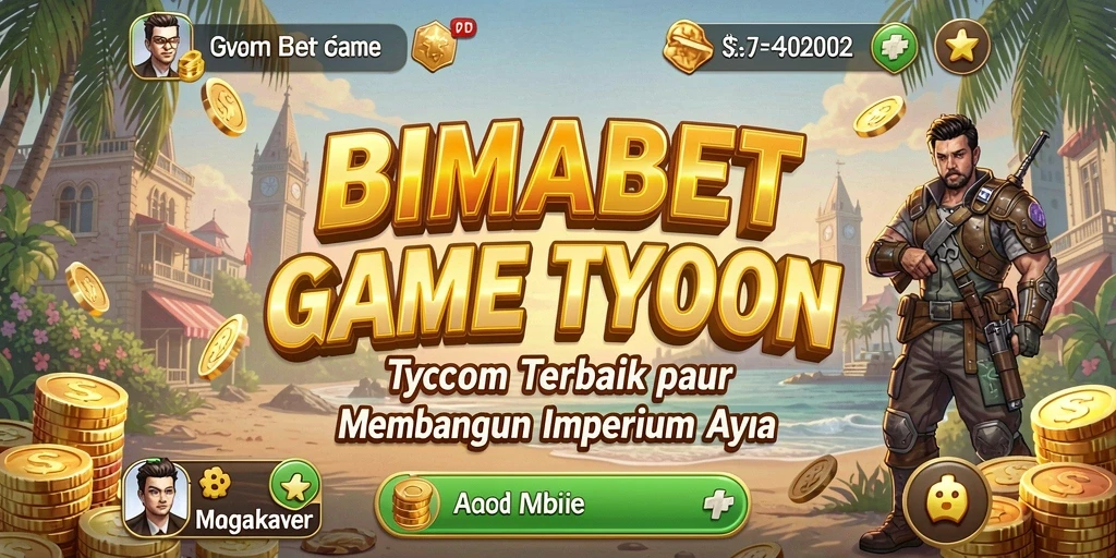 Tampilan gameplay BIMABET dengan interaksi bisnis yang mendalam.