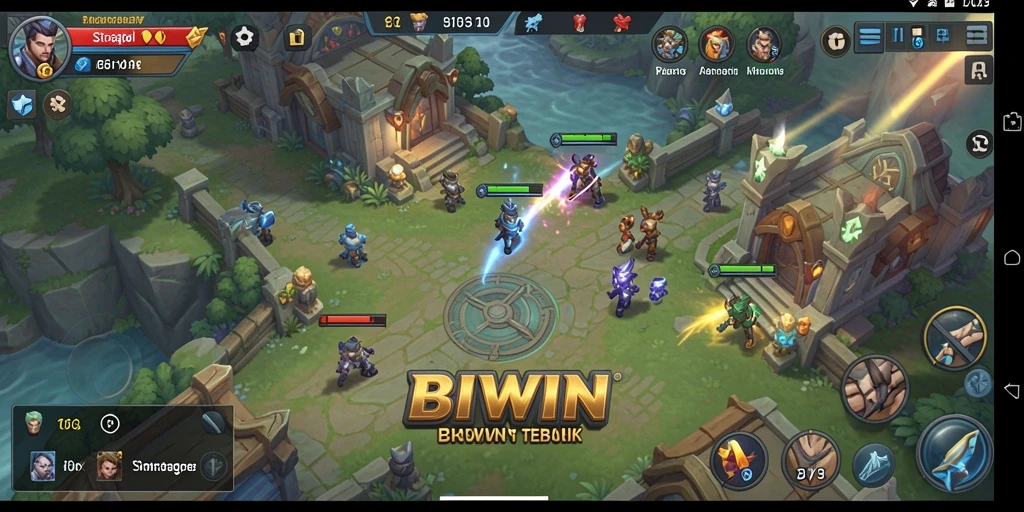 Tampilan gameplay BIWIN dengan elemen strategi yang mendalam.