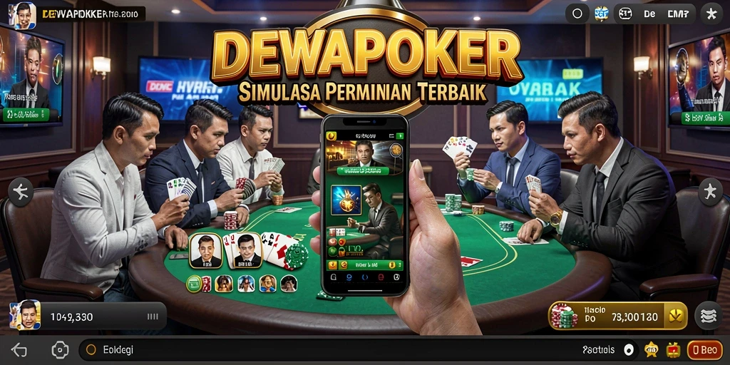Tampilan gameplay DEWAPOKER yang mengasyikkan dan realistis.