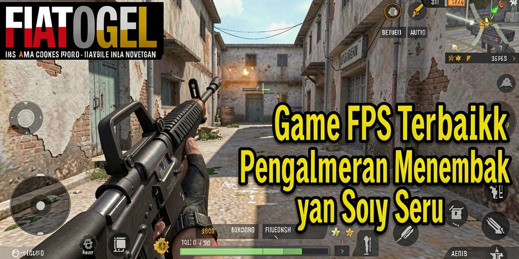 Screenshot gameplay seru FIATOGEL dengan aksi tembak-menembak intens.