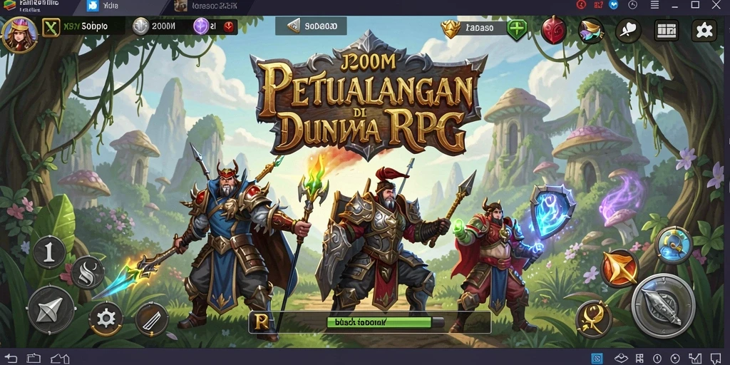 Tangkapan layar menampilkan adegan pertarungan epik dalam J200M.