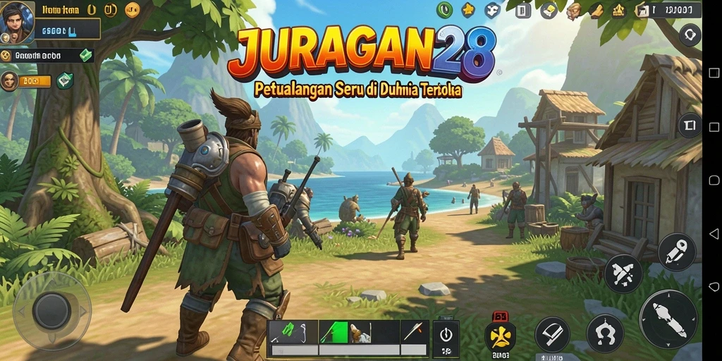 Gameplay JURAGAN28 yang menakjubkan dalam dunia terbuka.