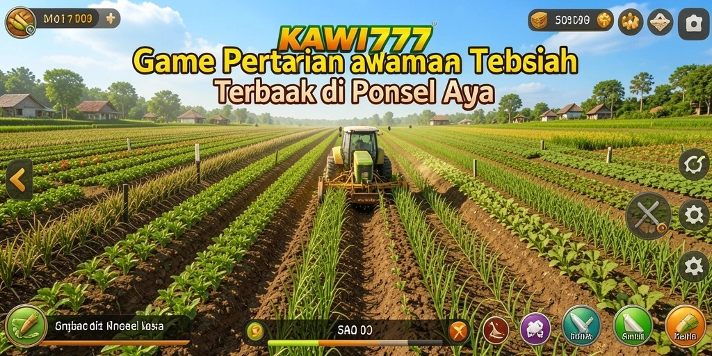 Gameplay KAWI777 menampilkan aktivitas pertanian yang rinci dan menarik.