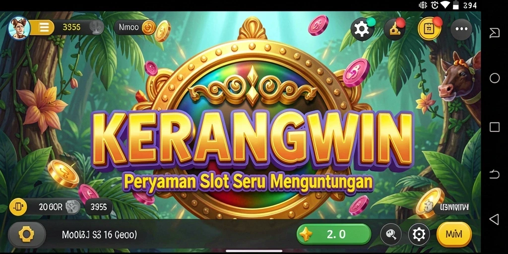 Tampilan gameplay menarik dari KERANGWIN dengan fitur slot yang menonjol.