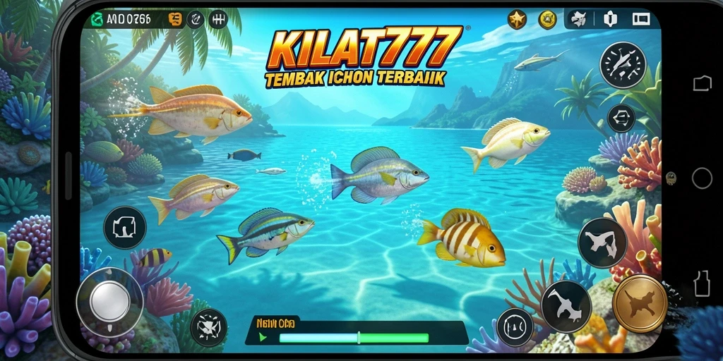 Tampilan menarik dari gameplay Tembak Ikan KILAT777.