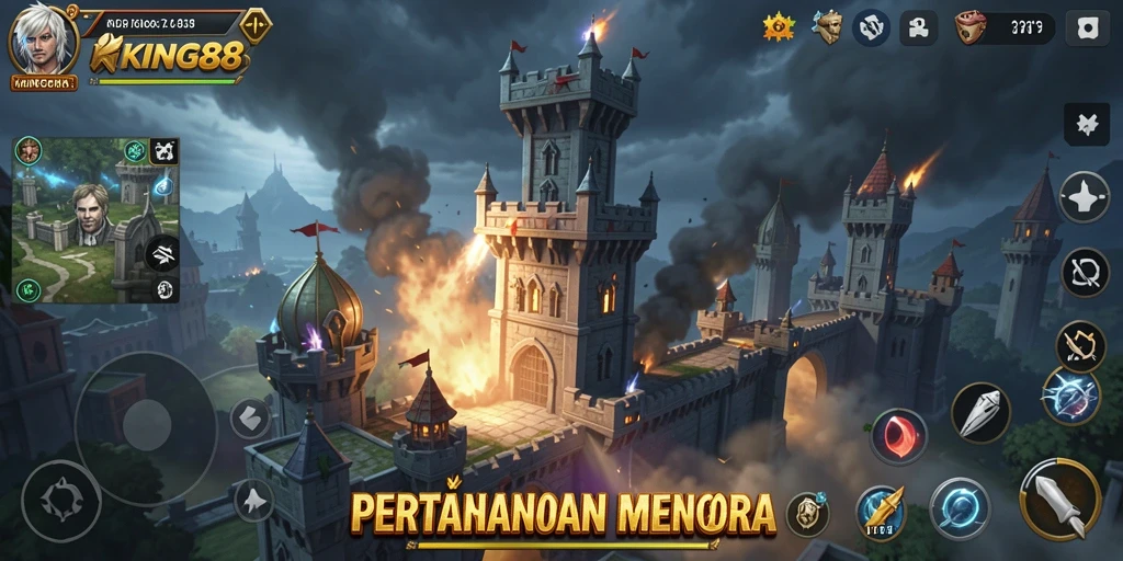 Gameplay seru KING88 dalam dunia Tower Defense yang menantang.