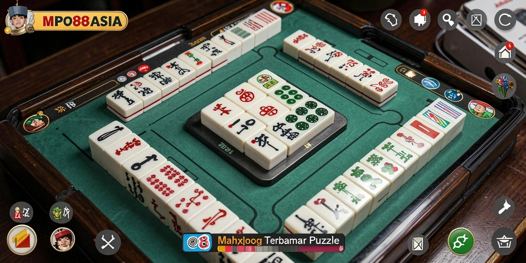 Tampilan gameplay MPO88ASIA yang mendebarkan dan menantang dalam permainan Mahjong.