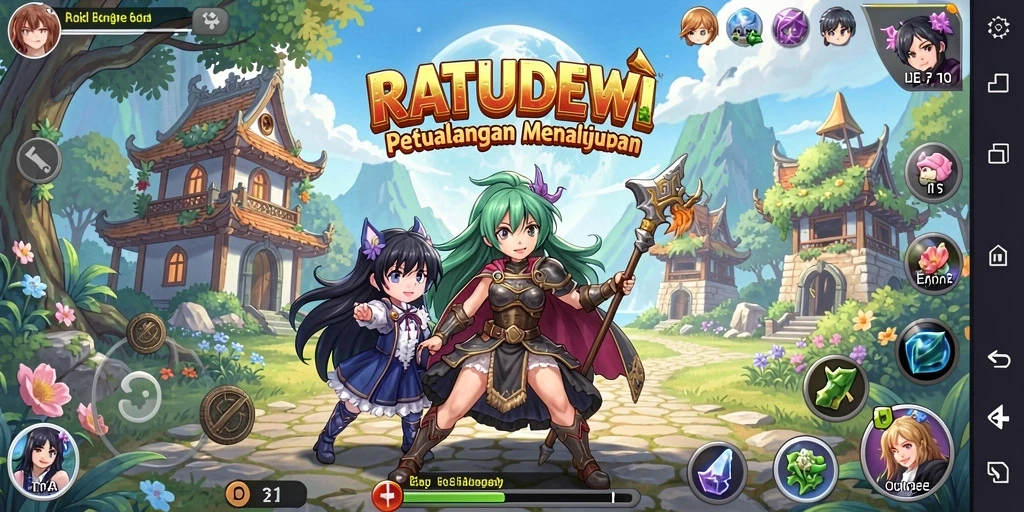Gameplay seru dengan karakter anime unik dan grafis yang menarik.