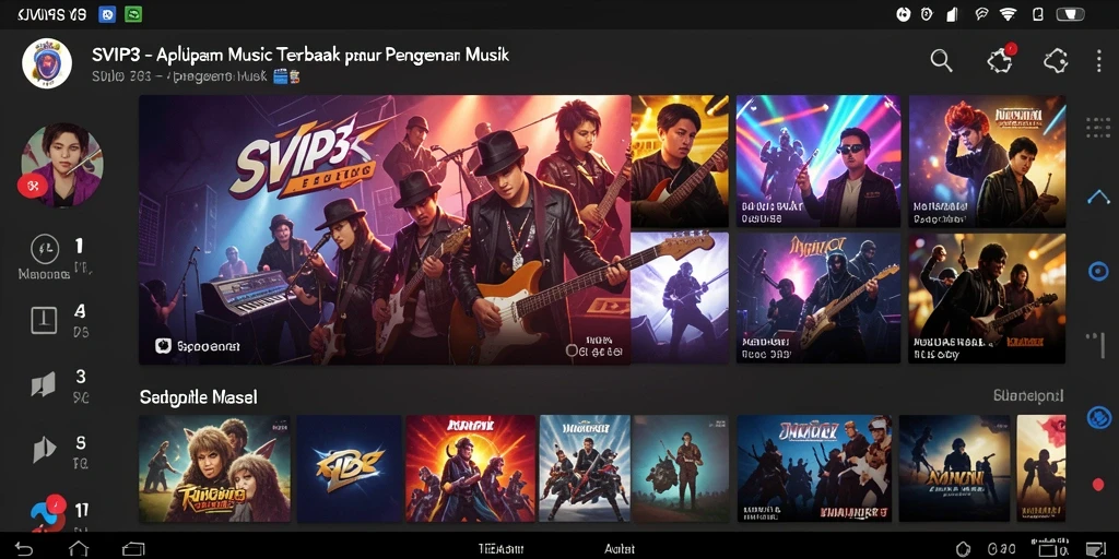 Tampilan gameplay seru dengan berbagai lagu menarik di SVIP3.