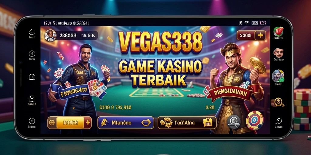 Tampilan menarik dari gameplay Kasino di VEGAS338 dengan berbagai pilihan permainan.